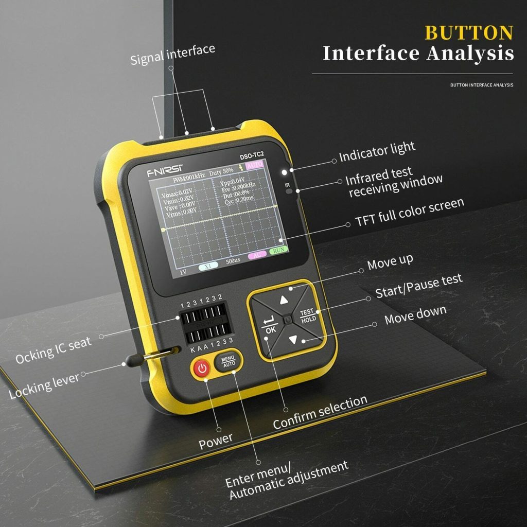 FNIRSI DSO TC2 oscilloscope numérique portable 2 en 1 Maroc