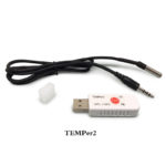 TEMPER2 USB DATA LOGGER thermomètre hygromètre CAPTEUR DE TEMPÉRATURE ENREGISTREUR DE DONNEES POUR PC  Maroc