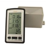 pluviomètre thermomètre sans fil station météorologique pour température intérieure / extérieure, enregistreur de température Maroc