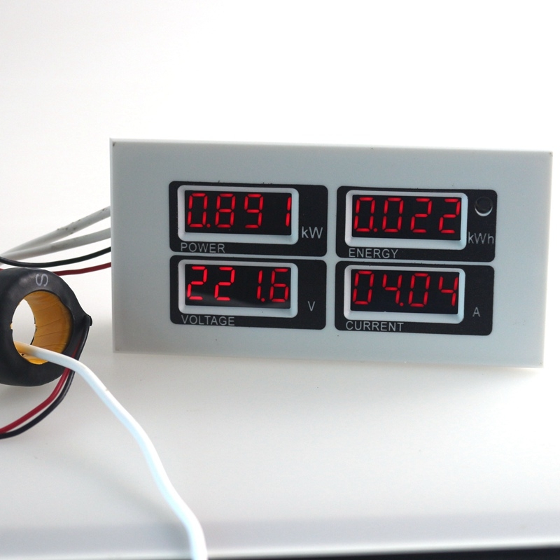 panneau wattmètre numérique AC 80-260V 100A Voltmètre ampèremètre Testeur  de tension de courant alternatif avec transformateur maroc 