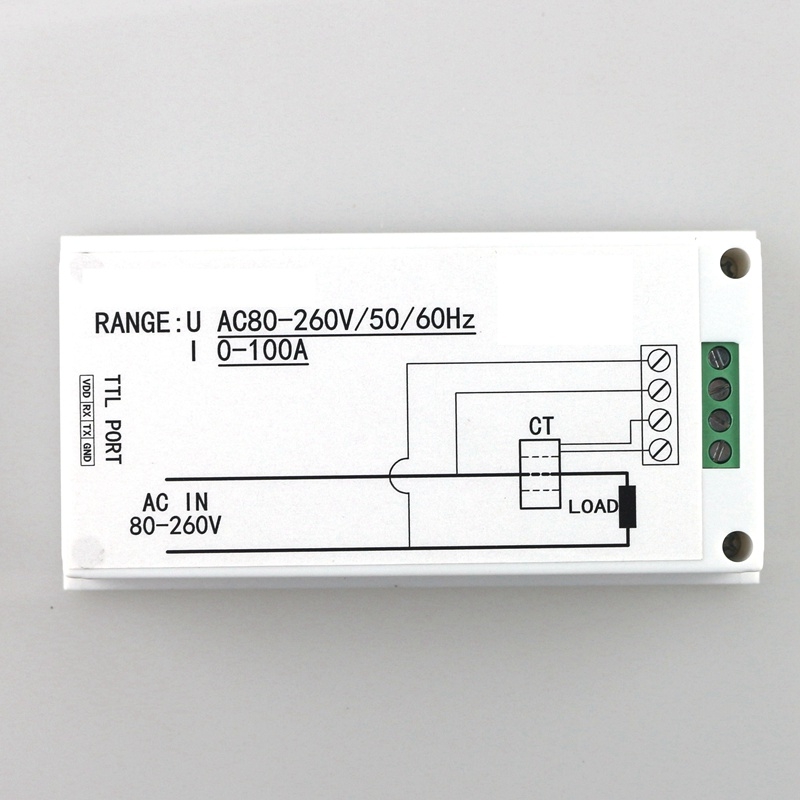 D52-2047 Wattmètre Numérique Monophasé DIN-Rail Voltmètre Ampèremètre  AC80-300V AC 0-100A Maroc 