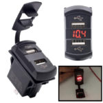 voltmètre double chargeur USB 4,2A Maroc