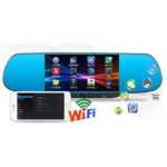 5 "Android écran tactile caméra miroir caméra rétroviseur Bluetooth GPS Navigator DVR Full HD 1080P voiture DVR caméra Wifi Dash Cam Maroc