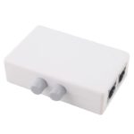 Mini commutateur réseau manuel 2 Port RJ45