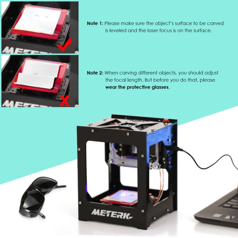 imprimante gravure laser Machine de gravure laser Meterk DKBL 1500mW