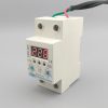 40A 220 V rail Din protection de tension avec relais réglable Voltmètre moniteur de tension reconnexion automatique Maroc – Image 2
