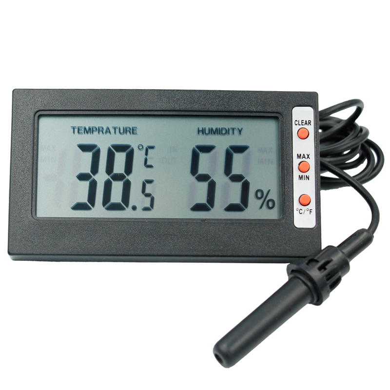 Temp de 60 Digital et mètre Celsius d'humidité, température et thermomètre  d'humidité