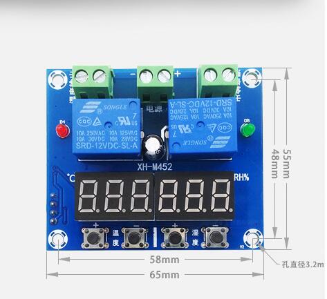 🇹🇳 Module de contrôleur de température et d'humidité XH-M452 🇹🇳  Meilleure prix Tunisie 🇹🇳