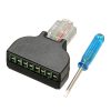 Borne à vis Adaptateur Ethernet RJ45 Mâle À 8 Broches AV Convertisseur Bloc CCTV Maroc – Image 4