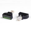 Borne à vis Adaptateur Ethernet RJ45 Mâle À 8 Broches AV Convertisseur Bloc CCTV Maroc – Image 2