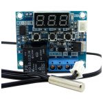 WX-101W Thermostat Numérique Contrôleur Commutateur Module de Contrôle Étanche Capteur Sonde Détecteur LED Affichage DIY Maroc