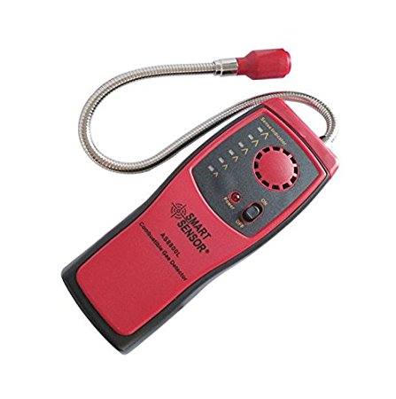 Détecteur de gaz inflammable détecteur de fuite de gaz naturel portable SMART SENSOR AS8800L analyseur de renifleur pour localiser les fuites de gaz combustible 