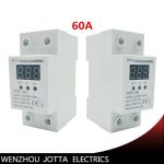 Dispositifs de protection contre les surtensions et les sous tensions 60A 220 V Voltmètre moniteur de tension reconnexion automatique Maroc