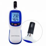 HTM-49 Humidité Numérique & Compteur de Température Hygromètre Psychromètre, Point de rosée et Température Humide Plage de température -20 ~ 70 ° C, Plage d'humidité 0 ~ 100% HR, Min / Max Hold, Rétroéclairage LCD Maroc