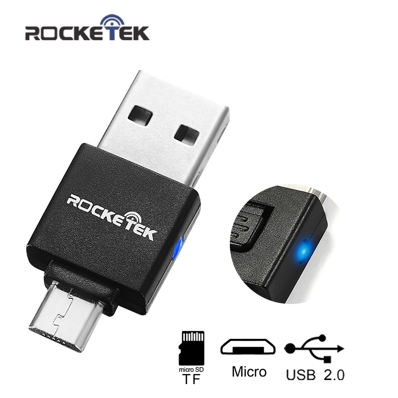 Rocketek RT-OTGM lecteur de carte TF micro SD otg usb 2.0 Maroc 