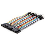 40 Câbles jumper 10cm pour BreadBoard mâle / Femelle - Arduino maroc