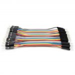 40 Câbles jumper 10cm pour BreadBoard mâle / mâle  - Arduino maroc