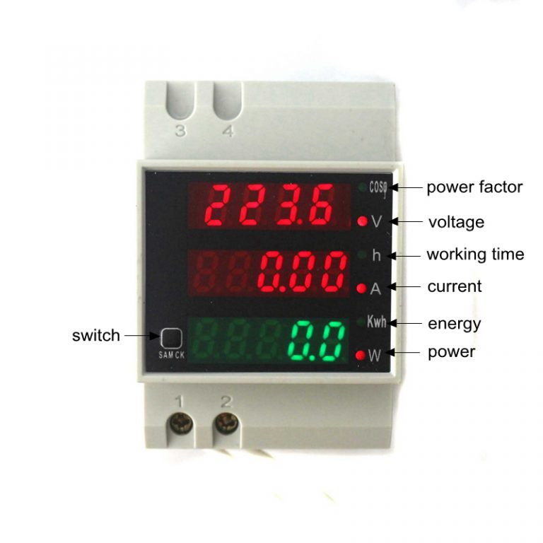 Compteur De Facteur De Puissance De Fréquence, Compteur D'Électricité