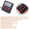 Hygromètre pour Incubateur Thermomètre Intérieur Extérieur Moniteur Humidimètre Maroc – Image 2