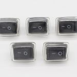 Interrupteurs a bascule rocker 6a-10a 110v 250v 2pin snap-in on/off 21mm*15mm étanche Maroc