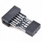10 vers 6 Broches Adaptateur pour AVRISP MKII USBASP STK500 MaROC