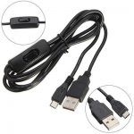 Câble d'alimentation USB avec interrupteur marche/arrêt pour Raspberry Maroc