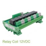 FY-T738-12VACDC Module de relais d'interface à 8 canaux sur rail DIN Maroc