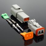 DT04-2P Connecteur électrique étanche pour camion de voiture avec broches