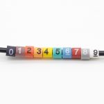 Marqueurs de Câble de 0 a 9 diamètre coloré 1.5 mm