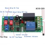 Relais de temporisation ON/OFF à cycle infini AC100V-250V Maroc