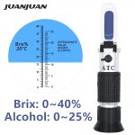Réfractomètre d'alcool de poche densimètre ATC Maroc