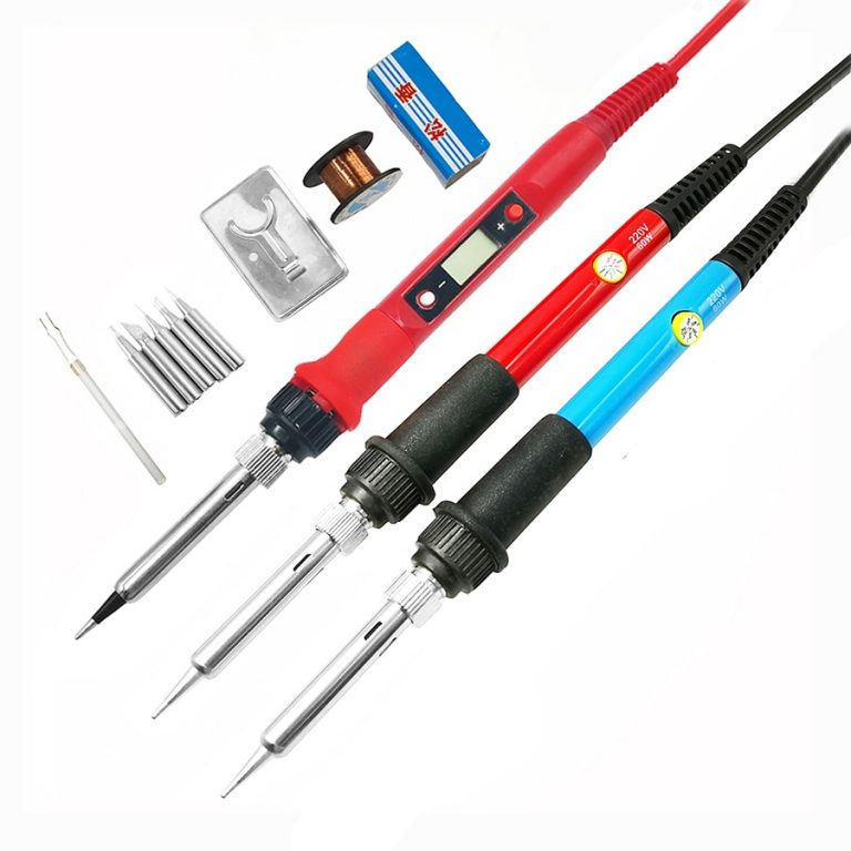Fer à Souder Kit 80W Température Réglable 180-520°C Electronique De