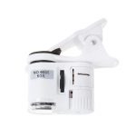 Mini Loupe Microscope Lentille 60X De Poche Avec Lumière LED Maroc