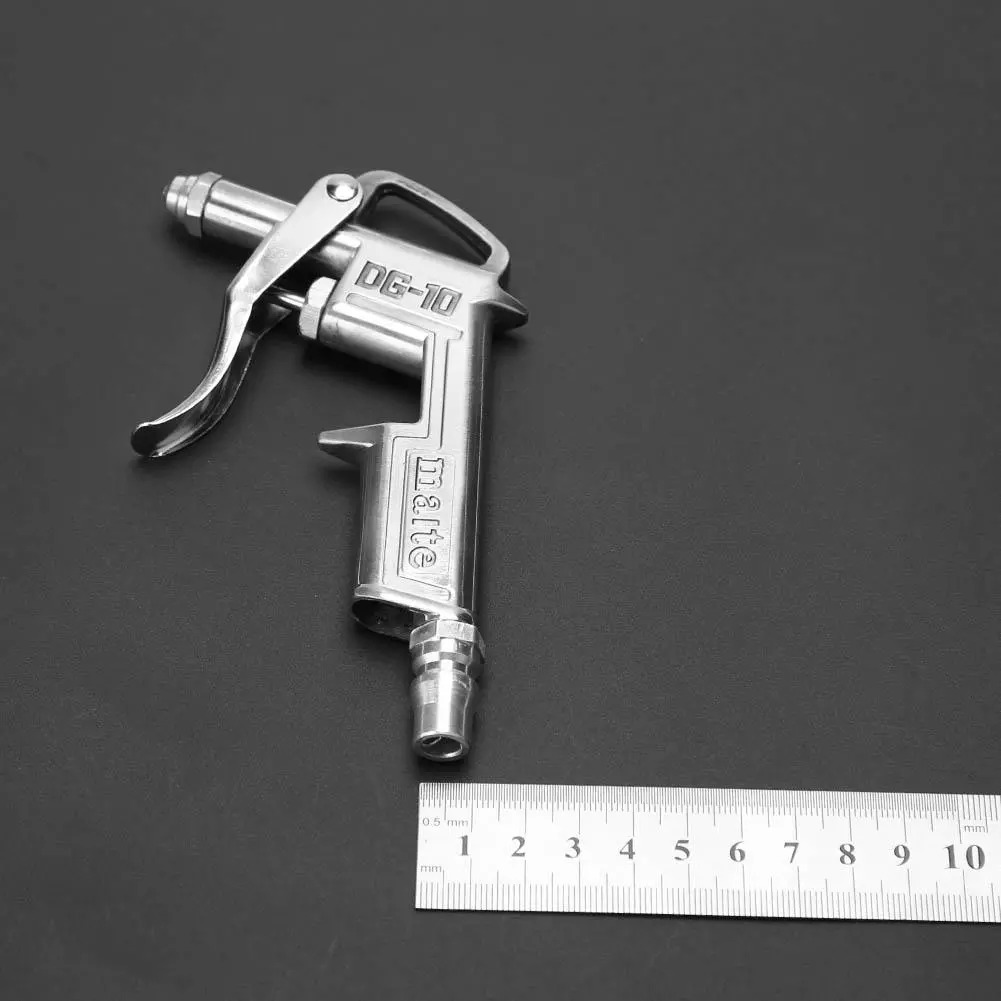 DG-10 Pistolet à air comprimé 20 cm Outil de nettoyage pour compresseur Argenté 
