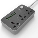 DP-3604 DIGITPLUS  Multiprise 3 prise 6 ports usb protection surtension maroc