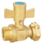 Robinet de compteur à tournant sphérique DN15 Maroc