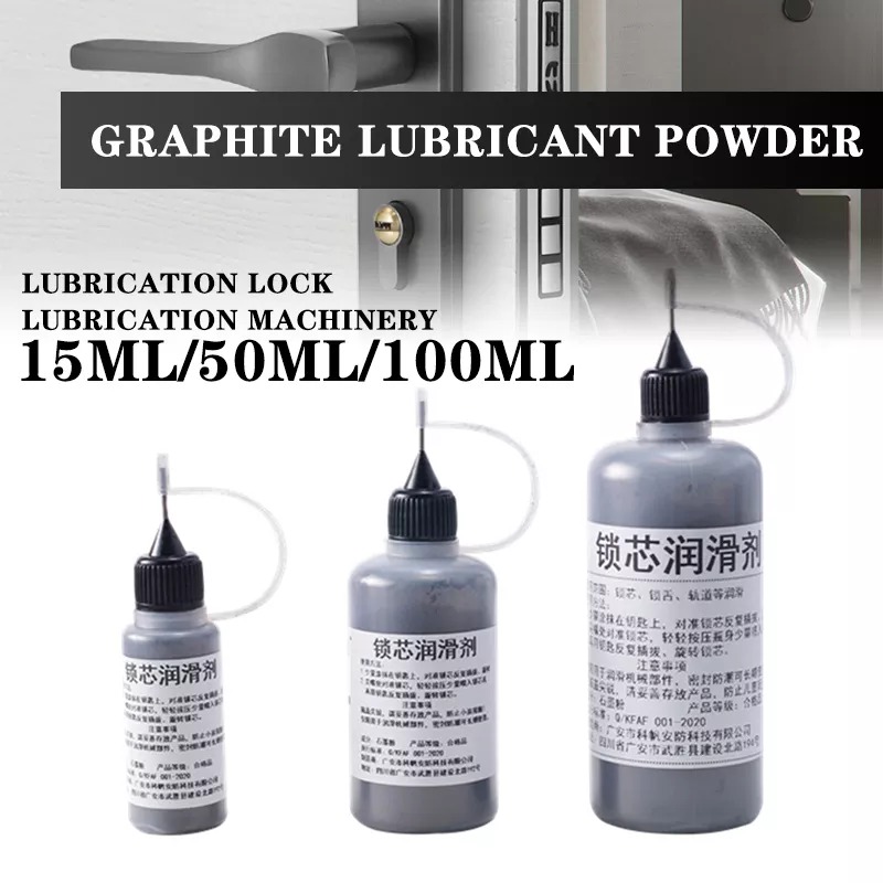 Poudre de graphite - lubrifiant pour cylindres, béquilles, pivots