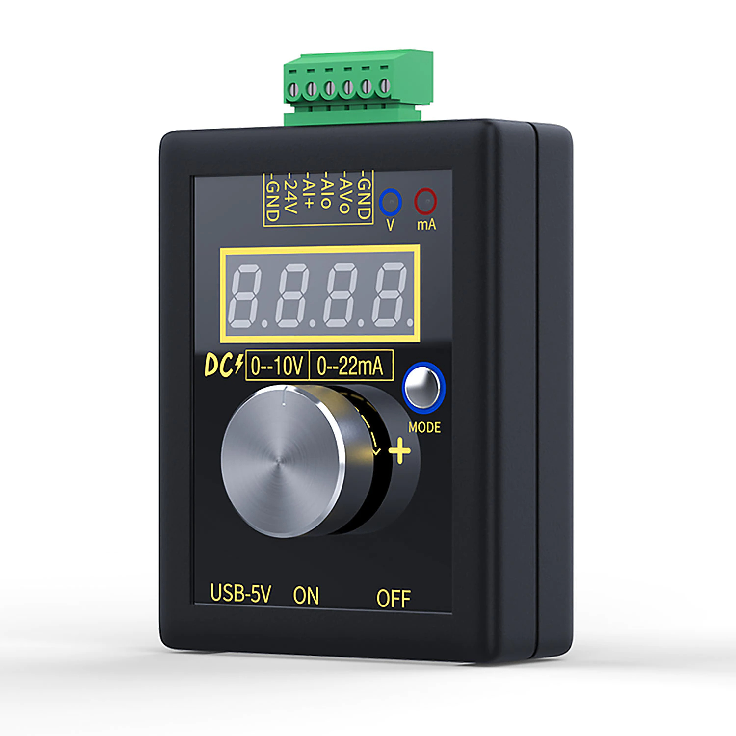 Générateur manuel de consigne analogique sortie 4-20mA compatible HART®  INDEX2-HWT-POT-BCLSO - A puissance 3