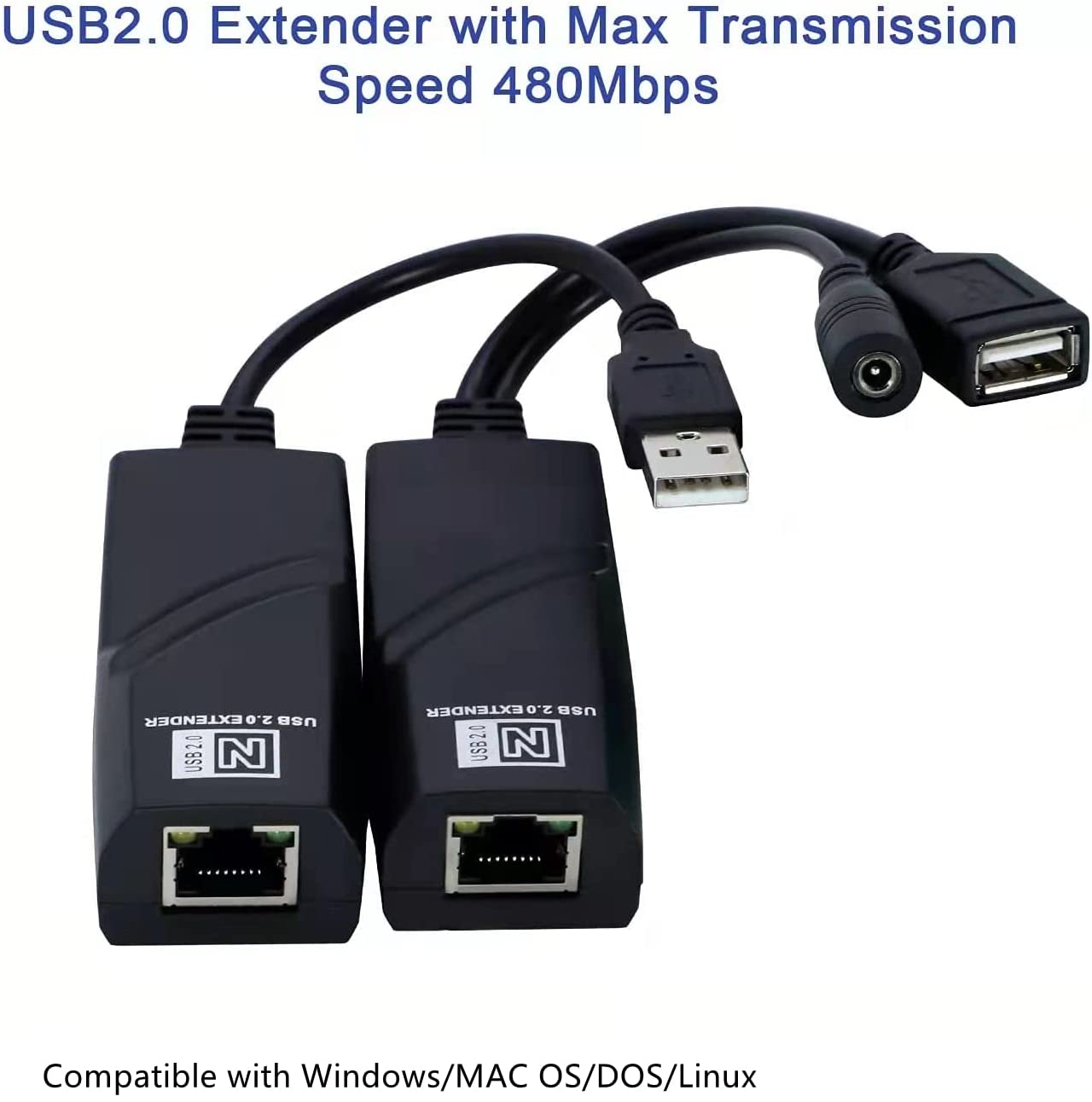 Adaptateur USB 2.0 à RJ45 RJ45 Câble d'extension Maroc