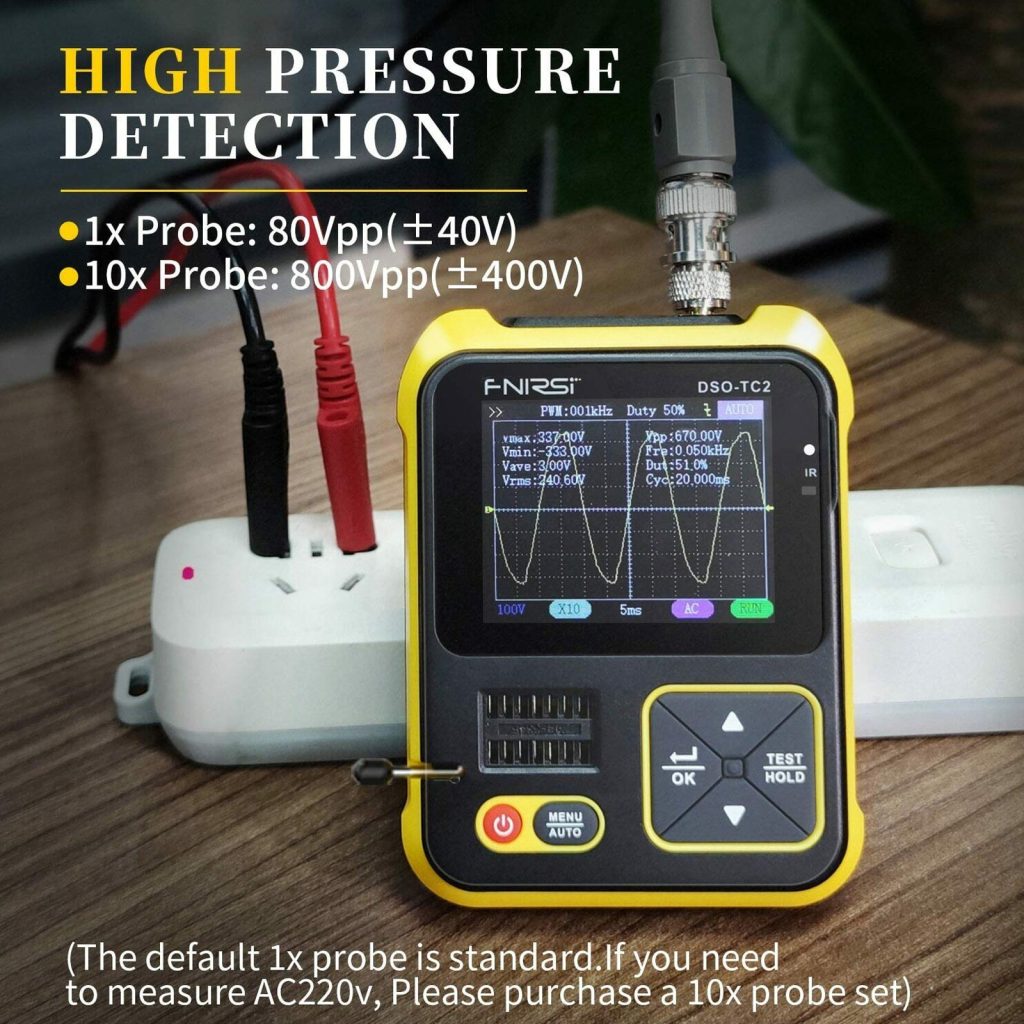 FNIRSI DSOTC2 oscilloscope numérique portable 2en1 Maroc