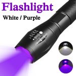 2 en 1 torche UV ultraviolet à double lumière Maroc