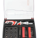Kit Tournevis 27 pièces rotatif réversible à cliquet Multifonction Maroc