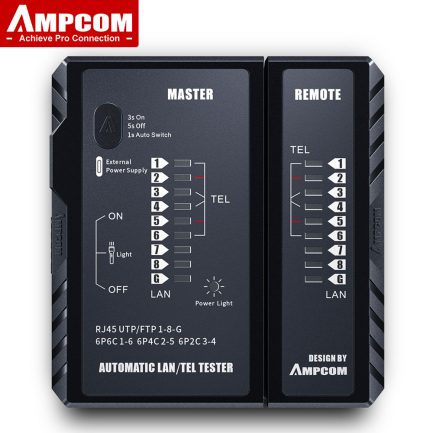 AMPCOM Testeur de câble réseau Maroc