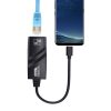 Adaptateur réseau Ethernet Gigabit USB-C / Type-C de 15 cm vers RJ45 femelle