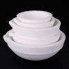 Creuset rond de fusion de silice de Quartz à haute température Maroc