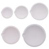 Creuset rond de fusion de silice de Quartz à haute température Maroc