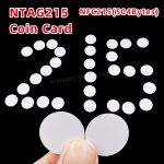 Tag Nfc Ronde NTAG 215 en PVC 25 mm Maroc