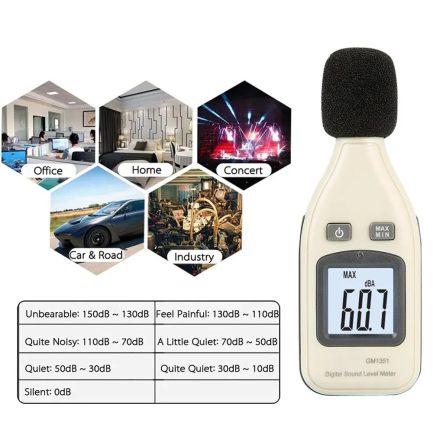 GM1351 sonomètre numérique 30-130dB Maroc