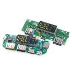 Carte de chargeur de batterie au Lithium LED double USB 5V 2,4 a Microtype-c USB batterie externe Mobile 18650 Module de charge