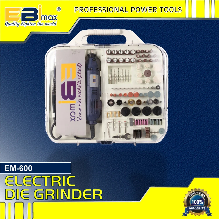 EBImax EM-600 Mini perceuse électrique 220V 180w flexible 162 pièces Maroc
